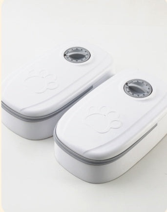 Automatic Gravity Pet Feeder & Water Dispenser — 2-in-1, No Electricity Needed