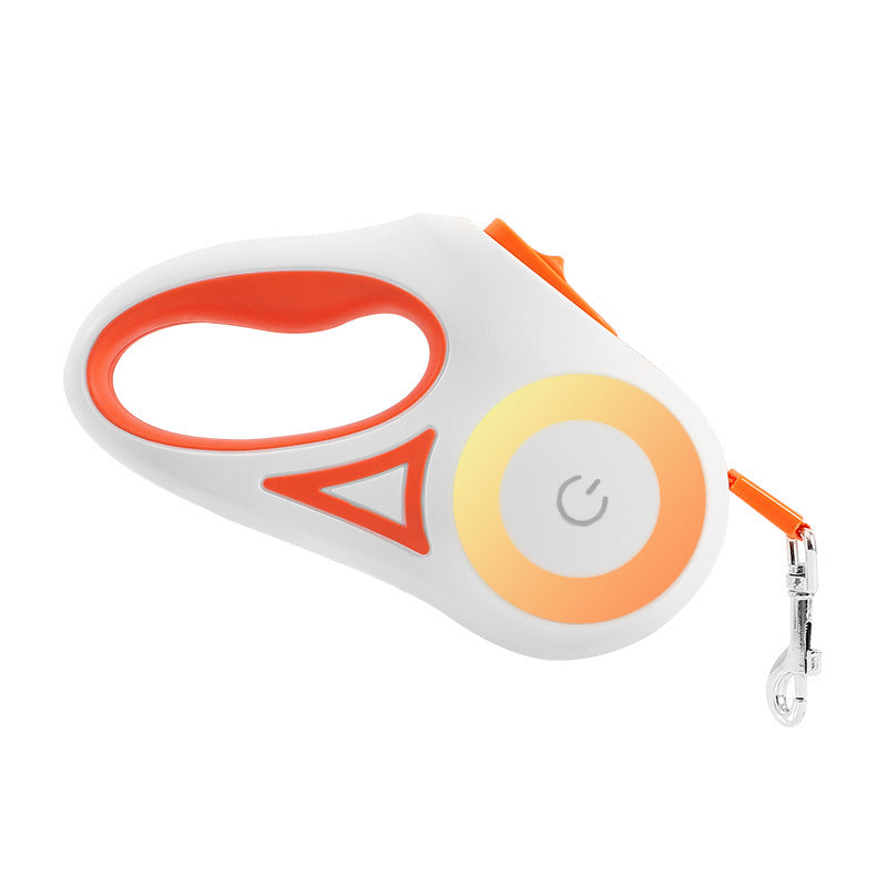 Retractable Dog Leash with Collar Set — 3M & 5M, One-Hand Brake, 3 Colors