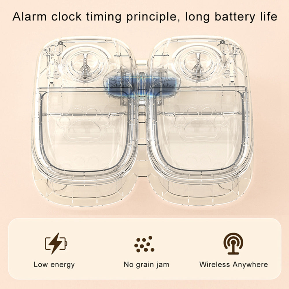 Automatic Gravity Pet Feeder & Water Dispenser — 2-in-1, No Electricity Needed