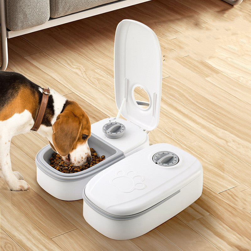Automatic Gravity Pet Feeder & Water Dispenser — 2-in-1, No Electricity Needed